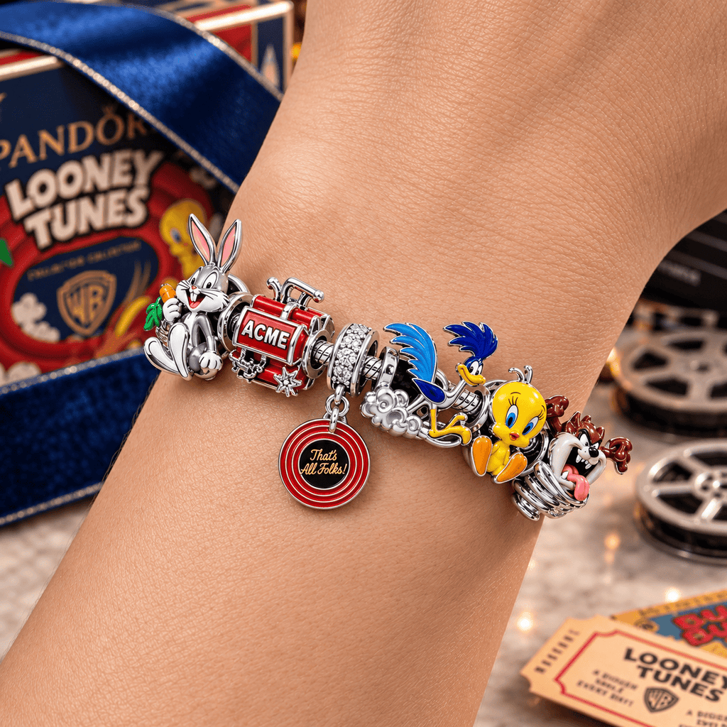 LNTS Silver Charm Bracelet Set NTTB