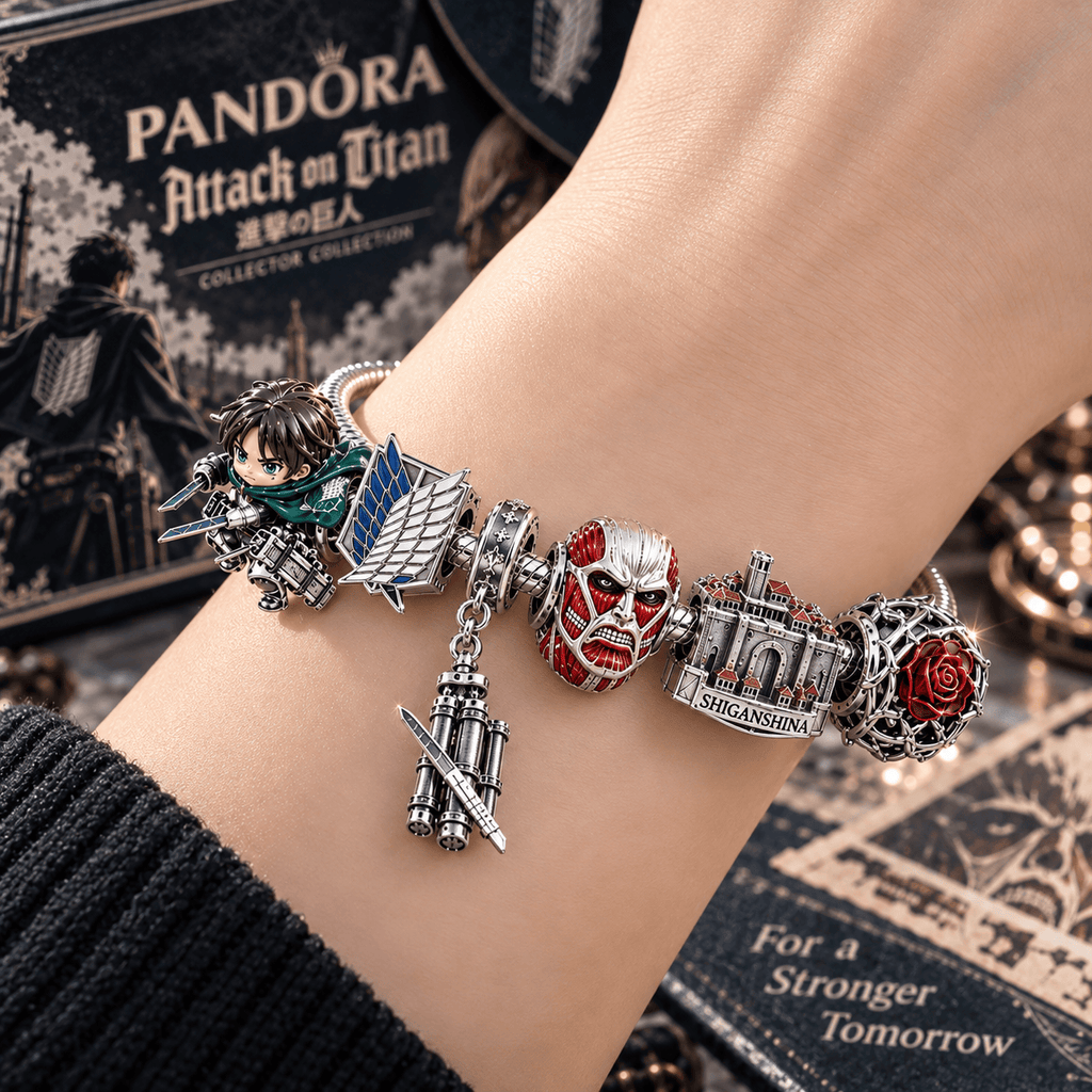 ATT Silver Charm Bracelet Set NTTB