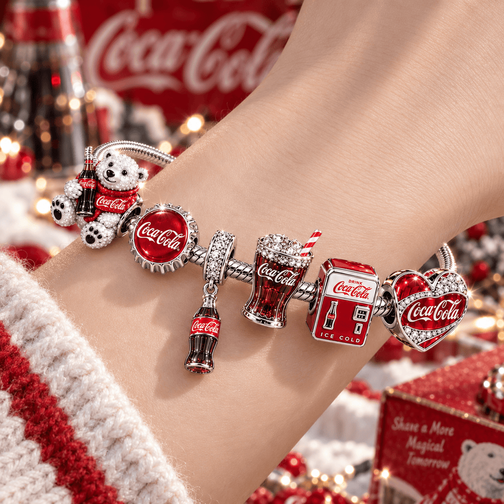 CCCL Silver Charm Bracelet Set NTTB