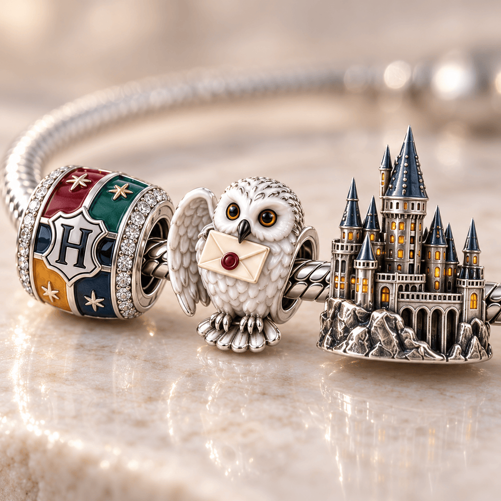 HRP Silver Charm Bracelet Set HQH