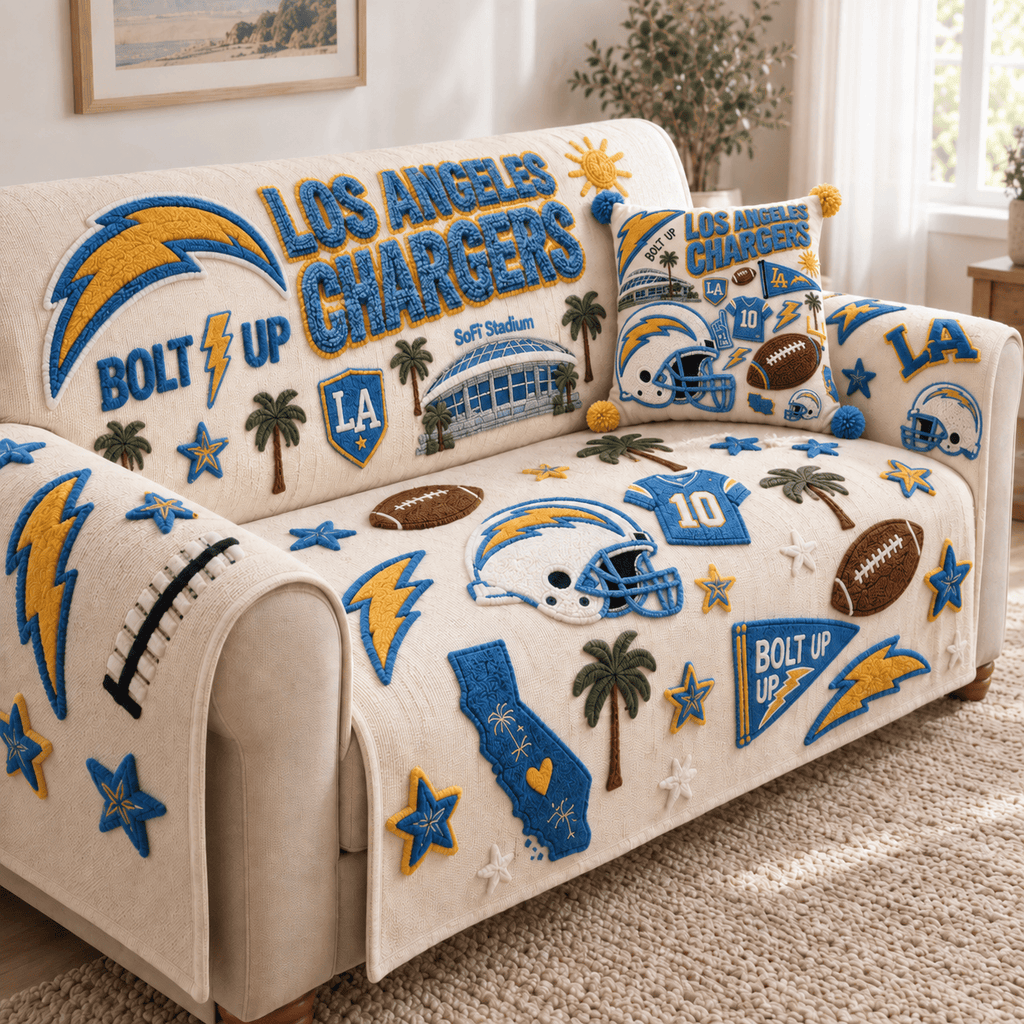 LAC Tufted Sofa Cover & Pillow Set DNBN