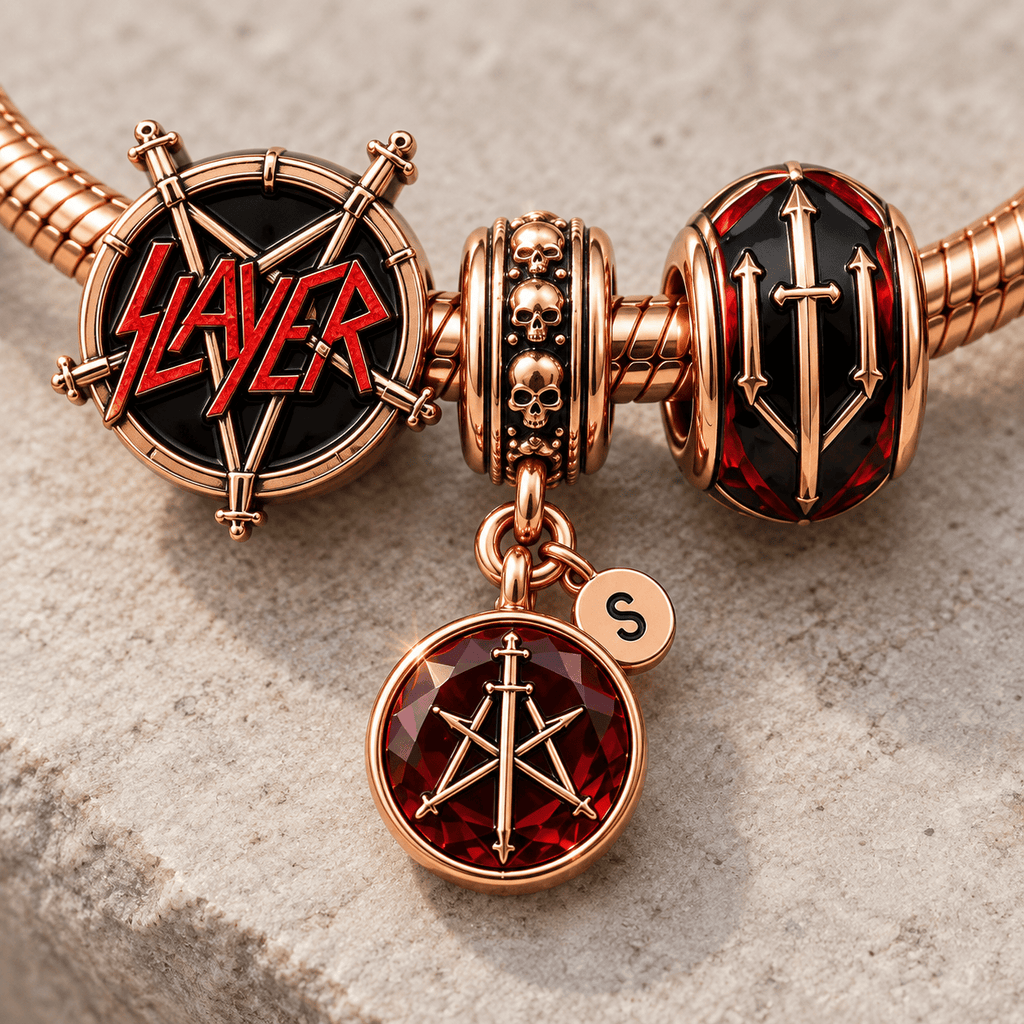 IMD Gold Charm Bracelet Set NHVH