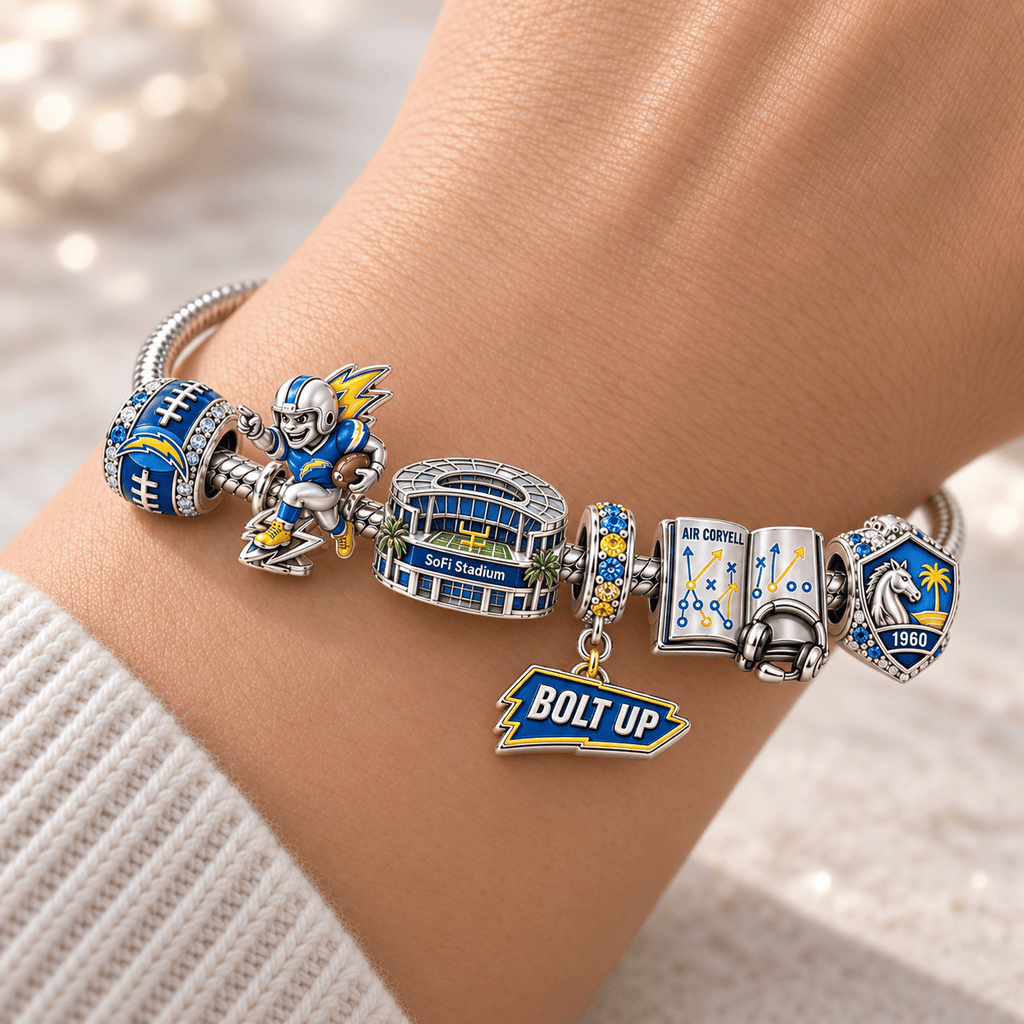 LAC Silver Charm Bracelet Set HQH