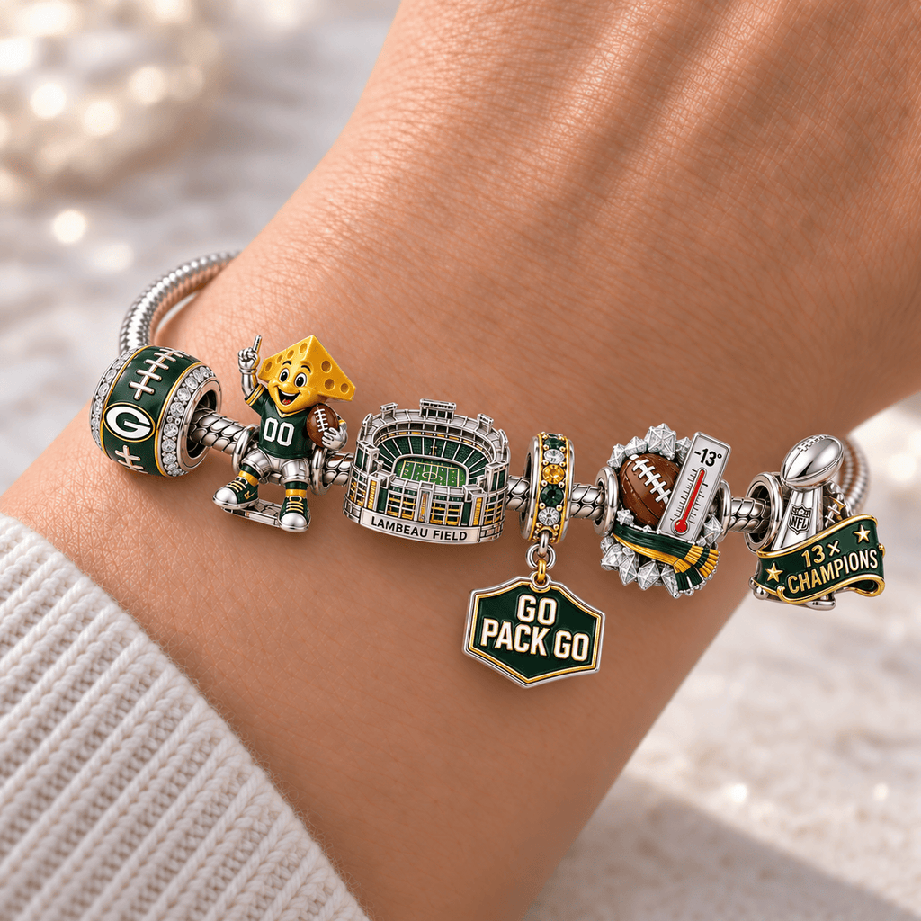 GBP Silver Charm Bracelet Set HQH