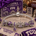TCU Silver Charm Bracelet Set NTTB