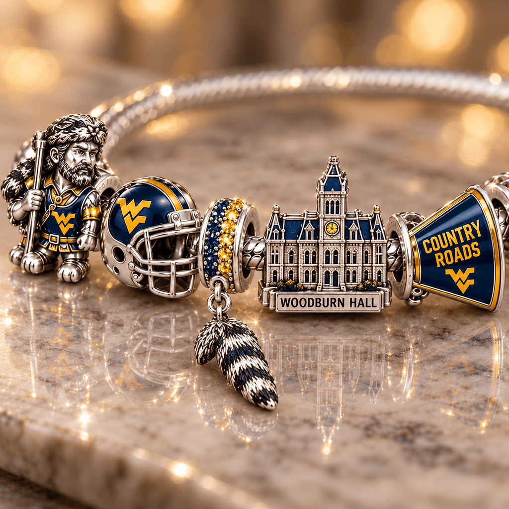 WVM Silver Charm Bracelet Set NTTB