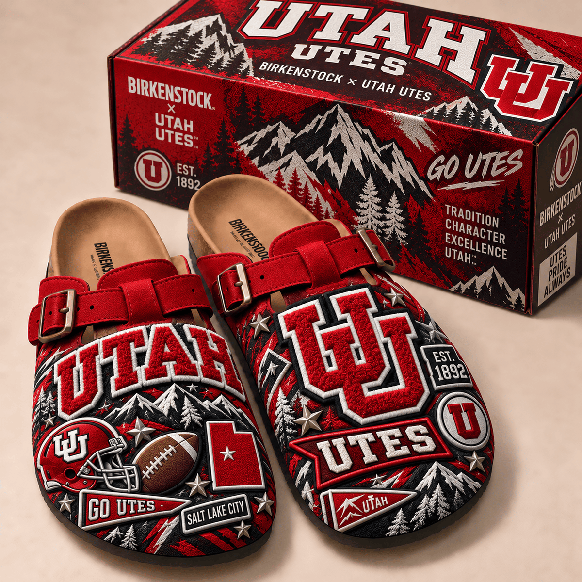 PREMIUM UTAH MINK SUEDE CLOGS TTNL