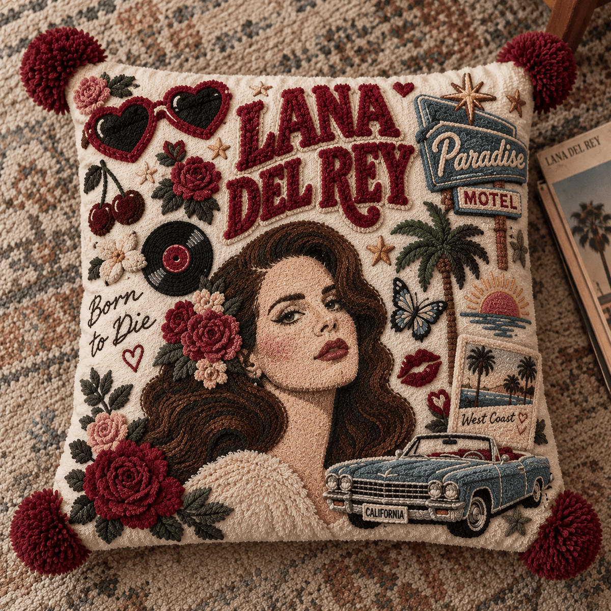 LDR Tufted Sofa Cover & Pillow Set DNBN