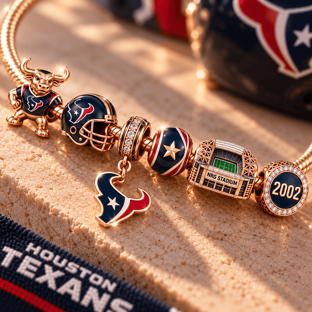 HTX Gold Charm Bracelet Set NHVH