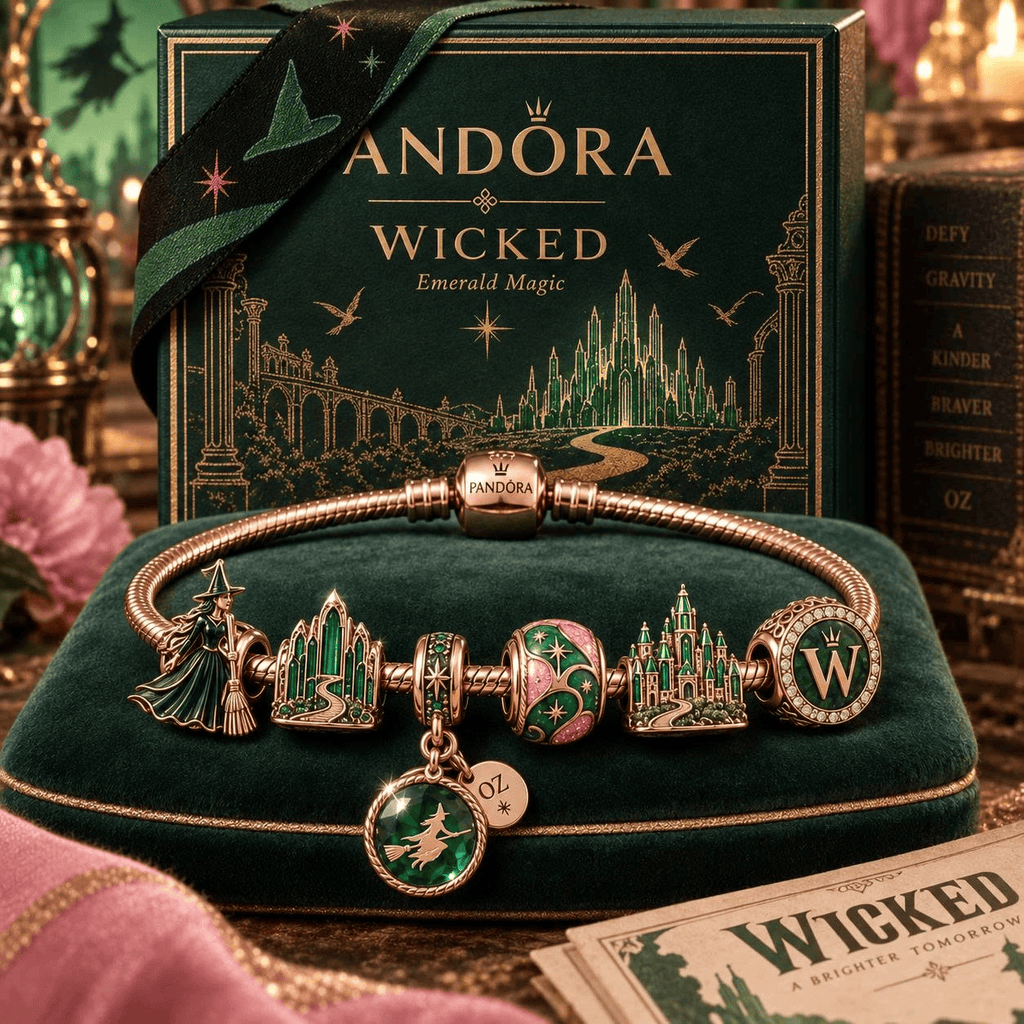 WKCD Gold Charm Bracelet Set NHVH