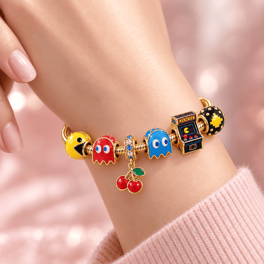 PACM Gold Charm Bracelet Set VTH