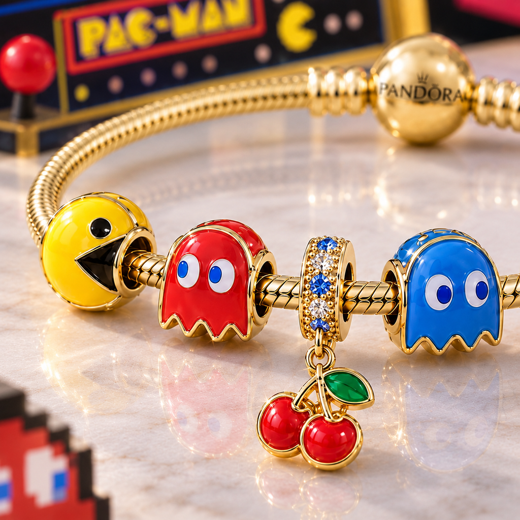 PACM Gold Charm Bracelet Set VTH