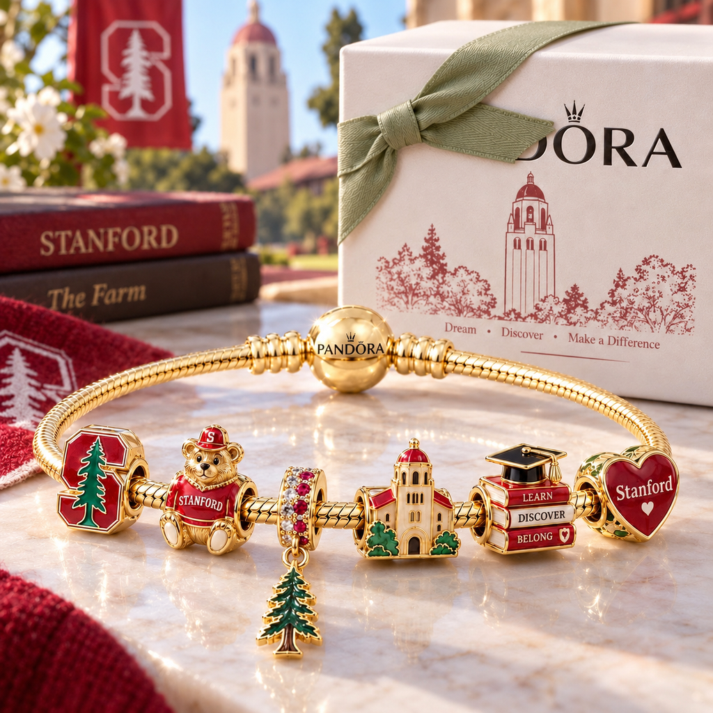 SFU Gold Charm Bracelet Set VTH