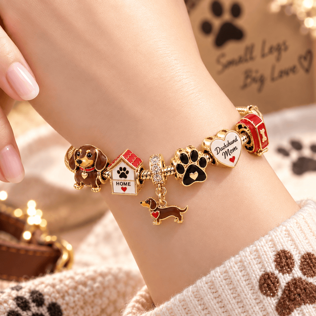 DSH Gold Charm Bracelet Set VTH