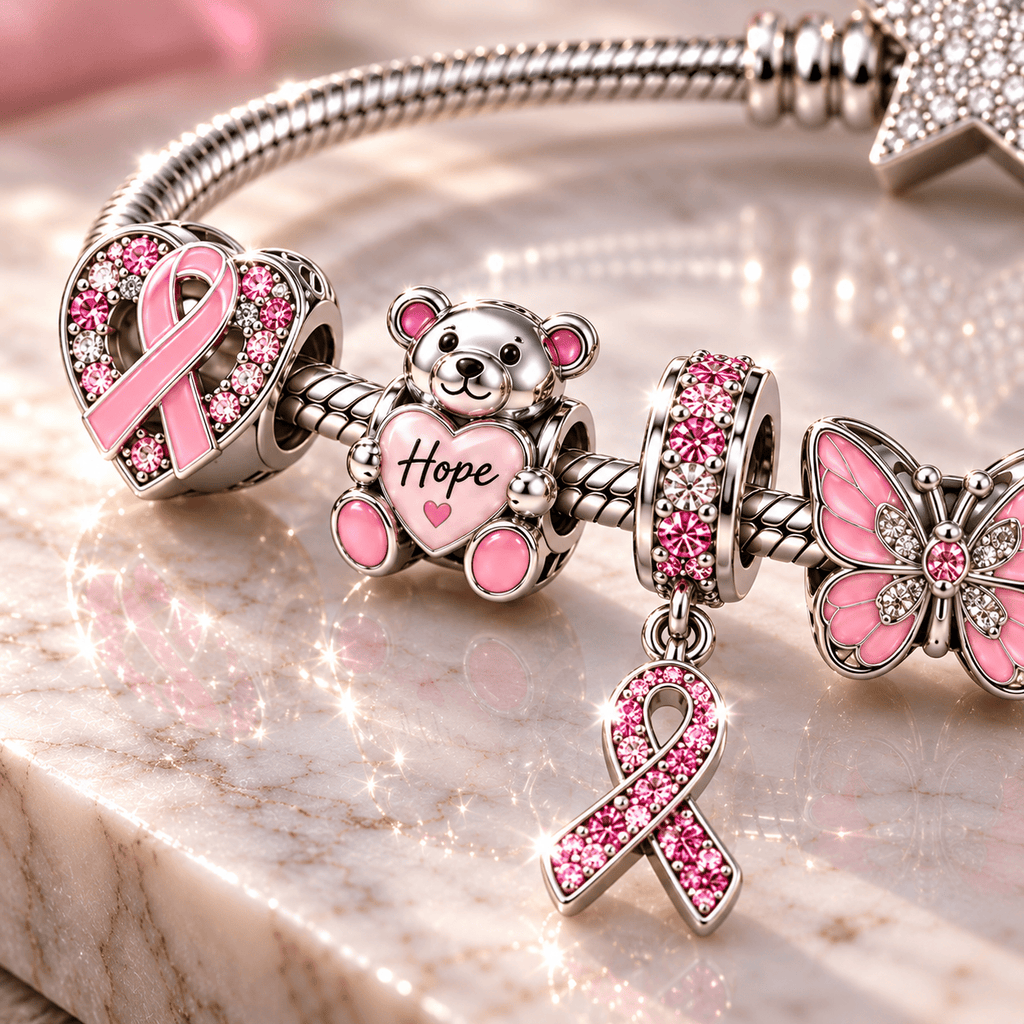 BCA Silver Charm Bracelet Set BMD