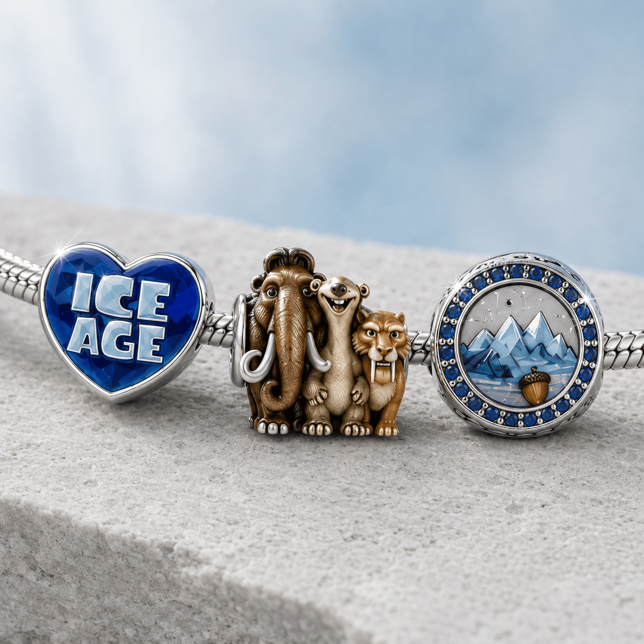 IAGE Rose Gold Charm Bracelet Set TMH