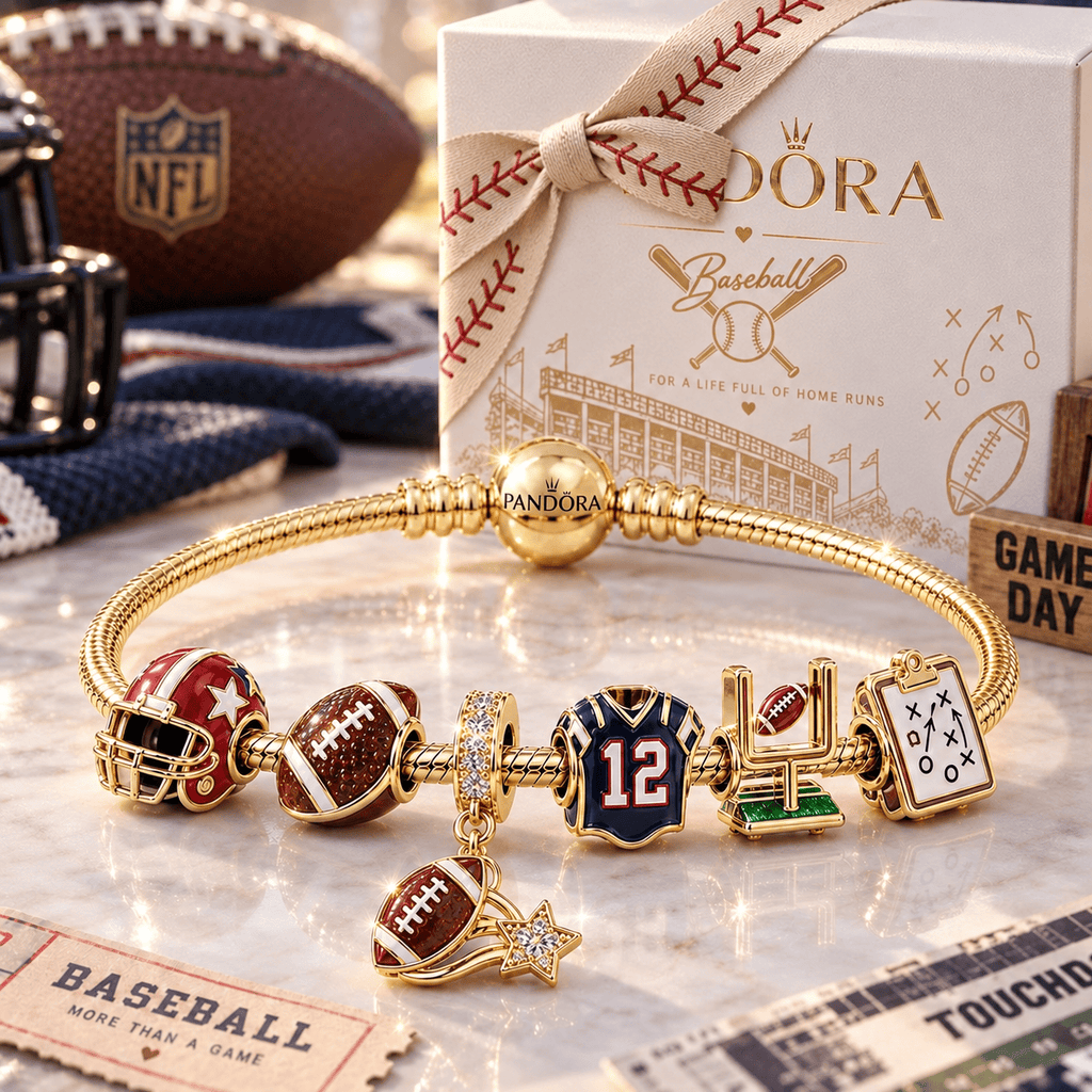AMF Gold Charm Bracelet Set VTH