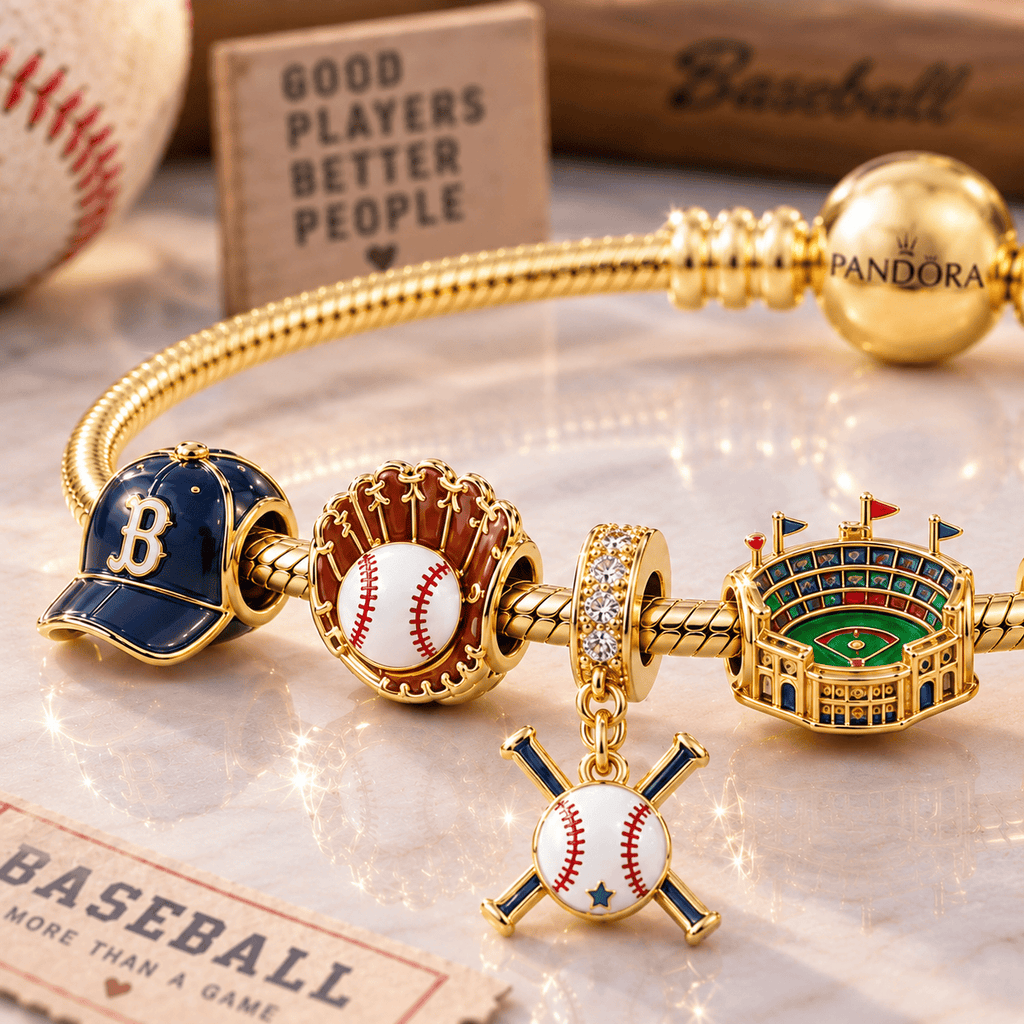 BSB Gold Charm Bracelet Set VTH