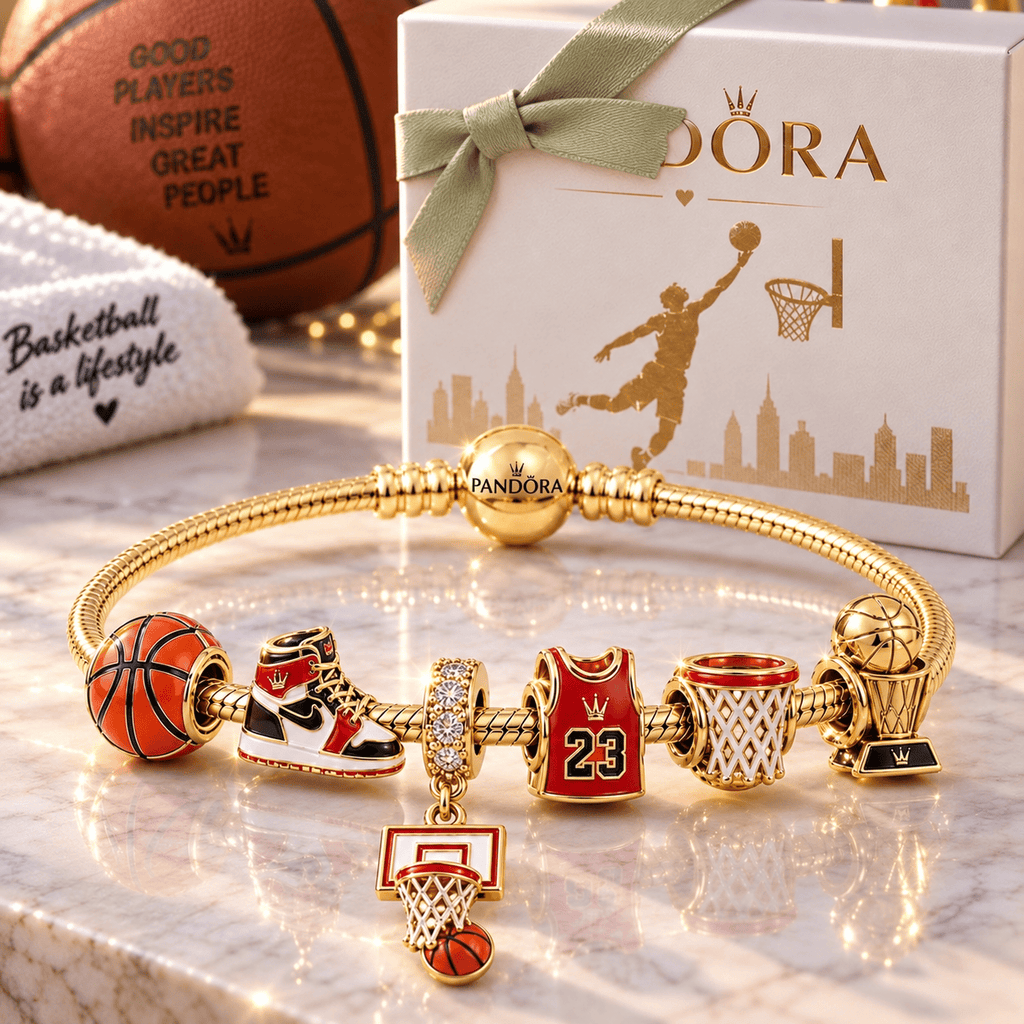 BKB Gold Charm Bracelet Set VTH