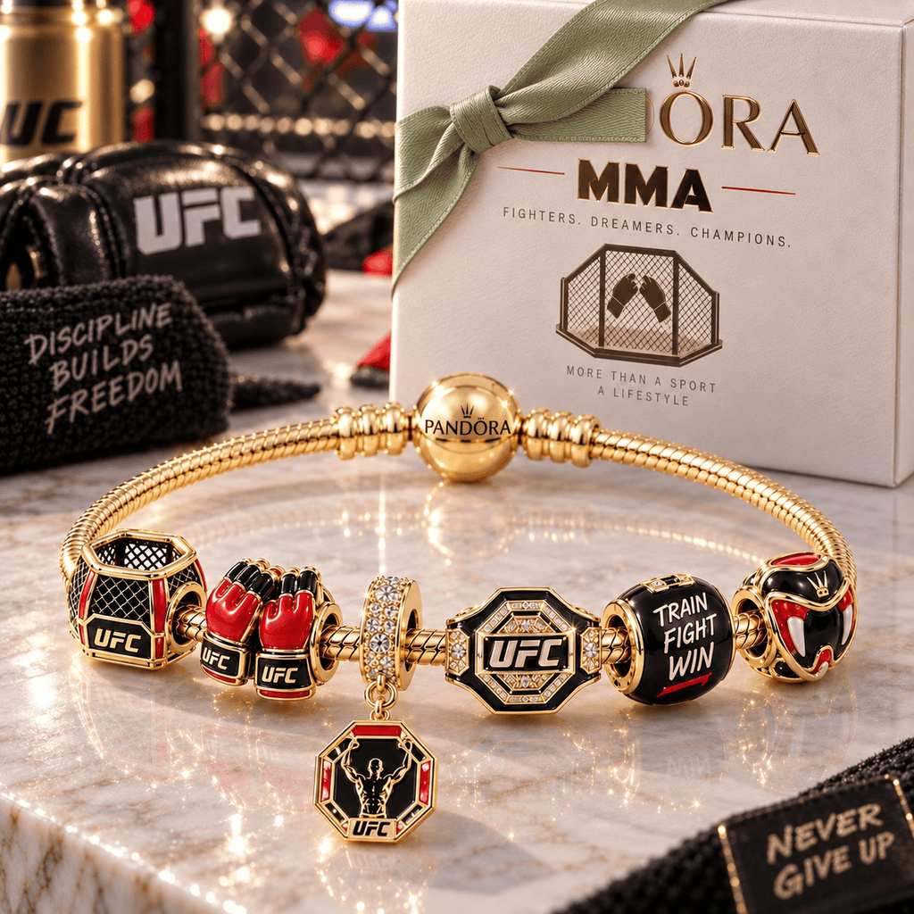 MMAA Gold Charm Bracelet Set VTH