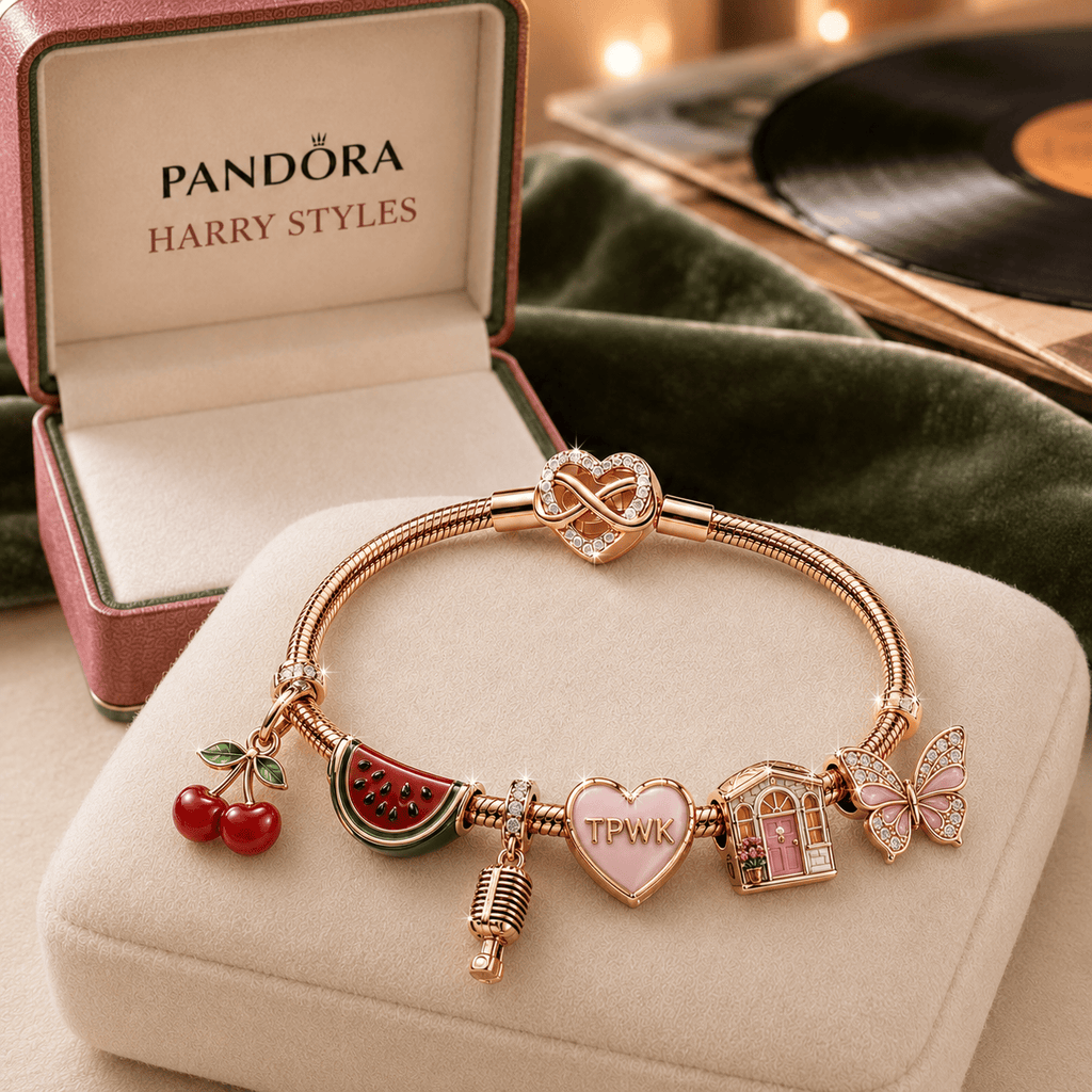 HSL Rose Gold Charm Bracelet Set TMH