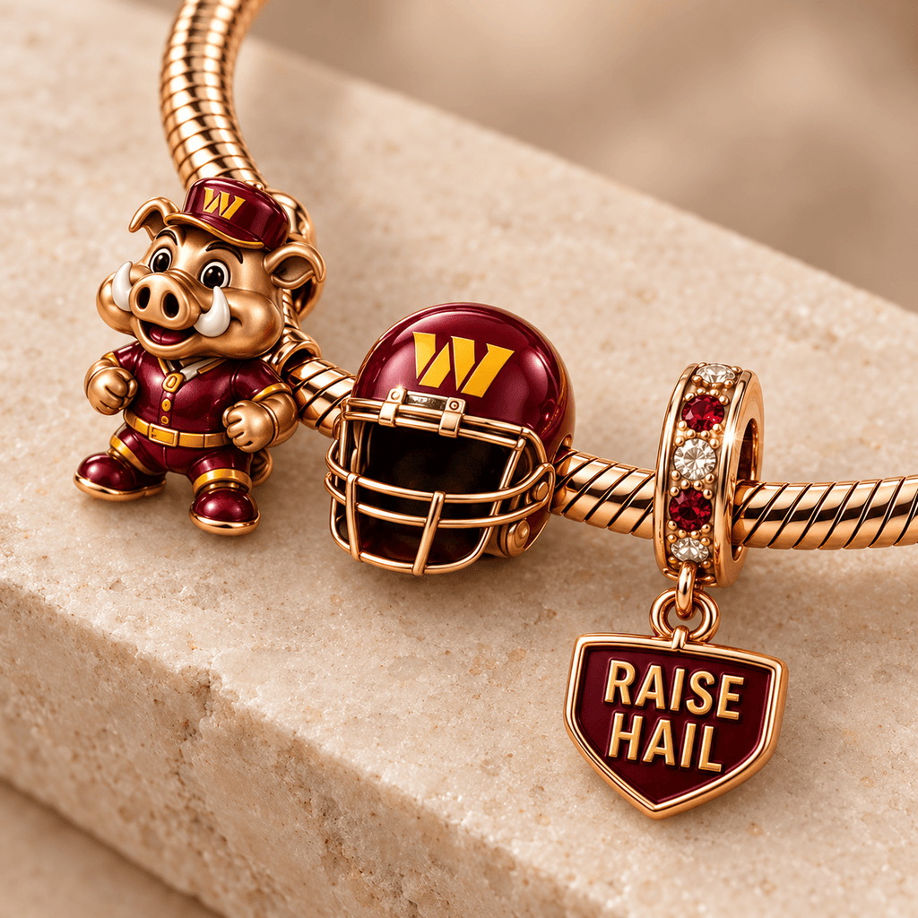 WCD Rose Gold Charm Bracelet Set TMH