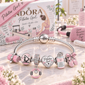 PLTG Silver Charm Bracelet Set TTN