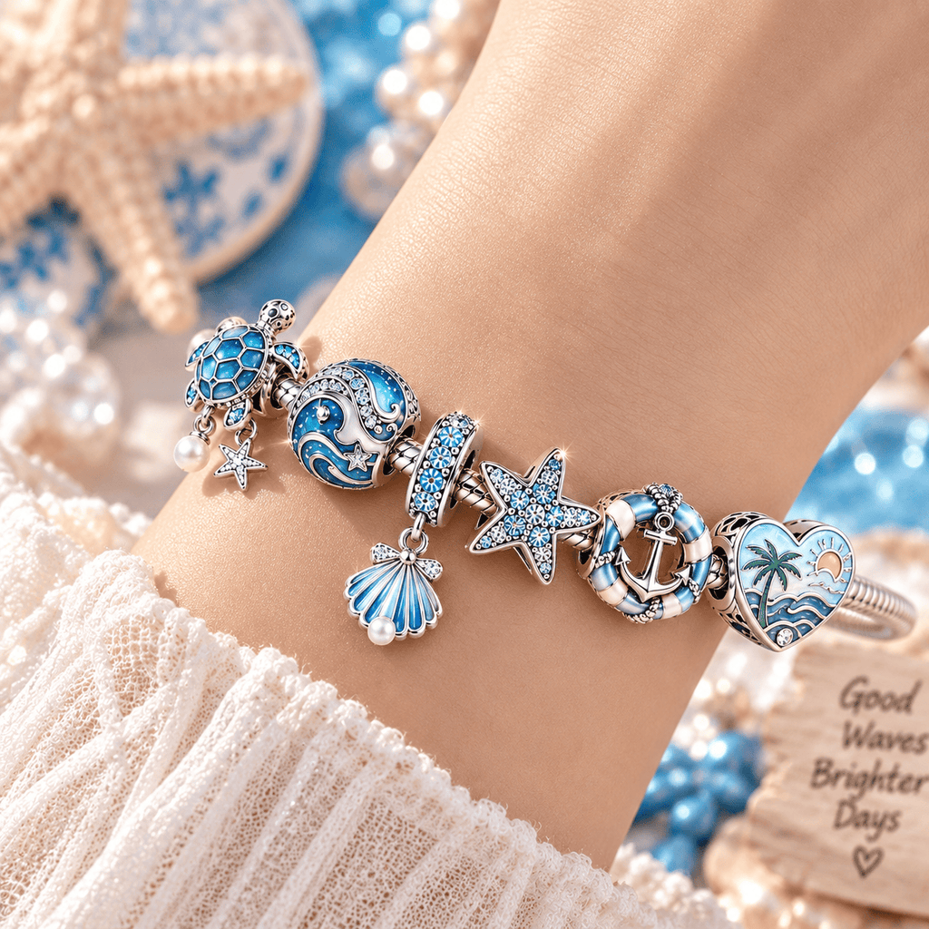 OG Silver Charm Bracelet Set TTN