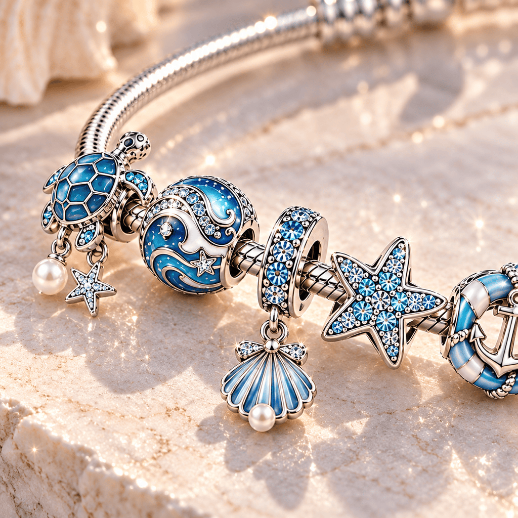 OG Silver Charm Bracelet Set TTN