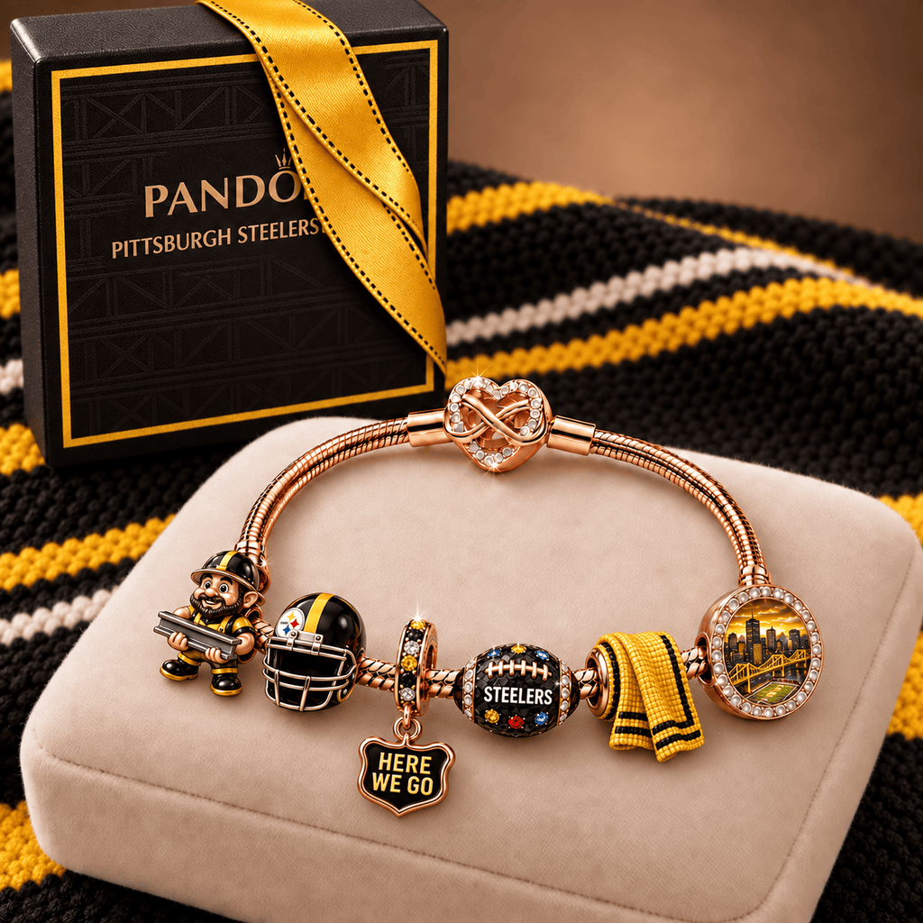 PBS Rose Gold Charm Bracelet Set TMH