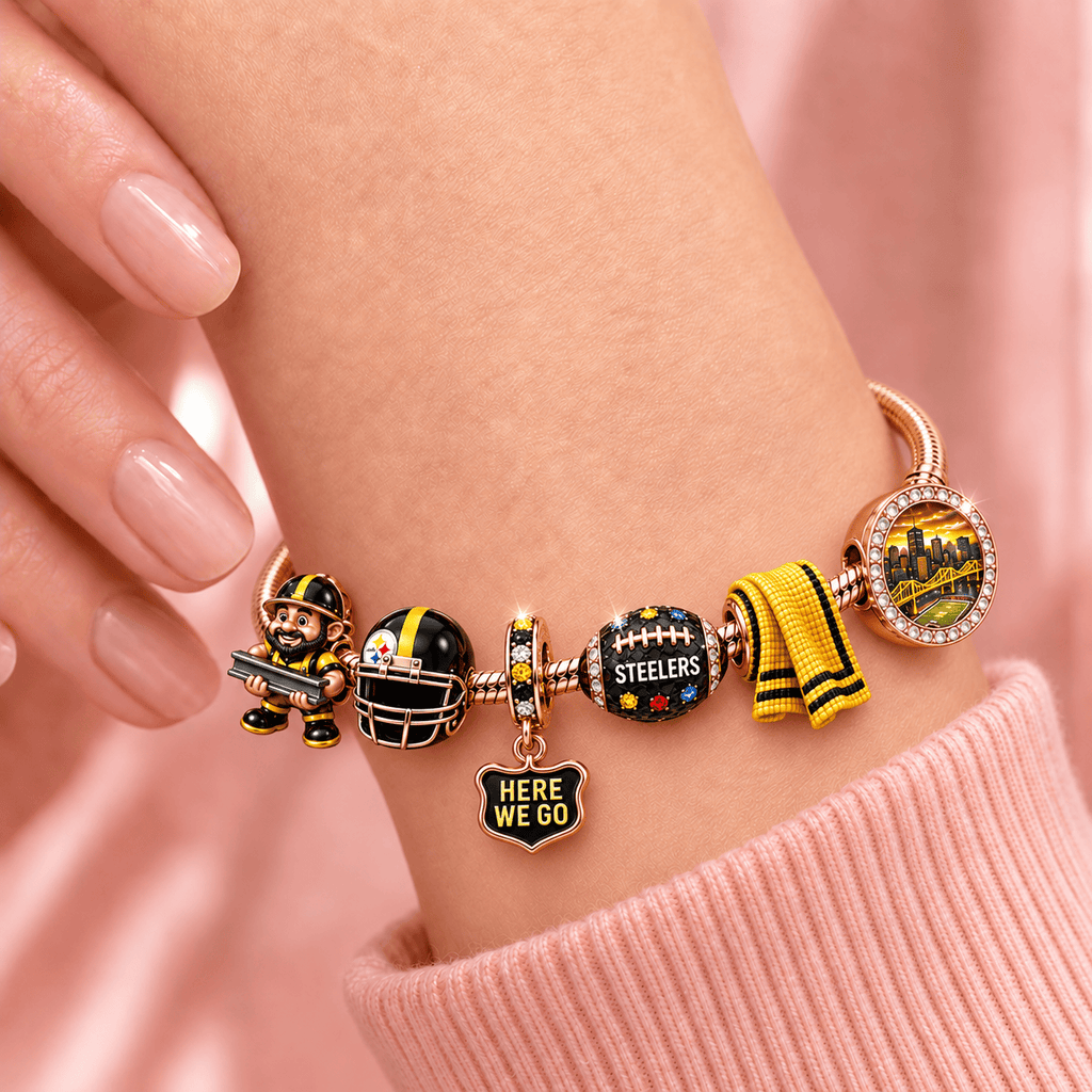 PBS Rose Gold Charm Bracelet Set TMH