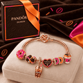 DKDN Rose Gold Charm Bracelet Set TMH