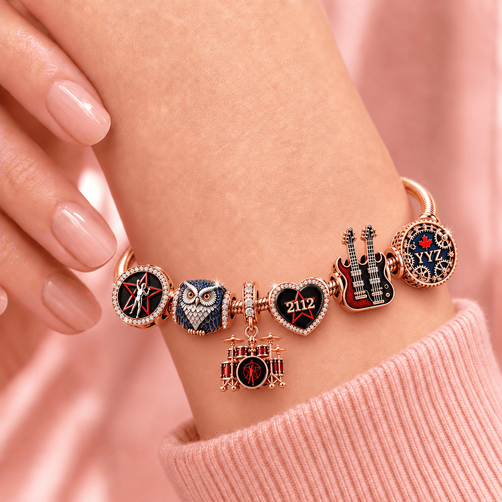 RSH Rose Gold Charm Bracelet Set TMH