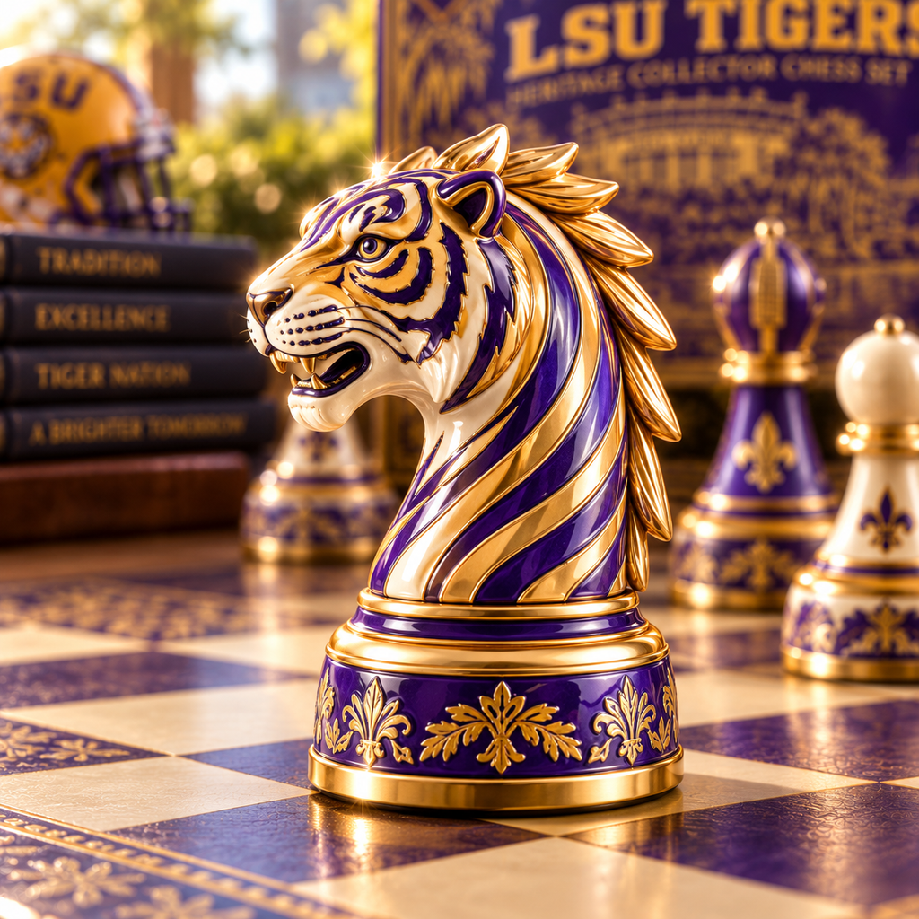 Premium LSUT Chess Set NHVH