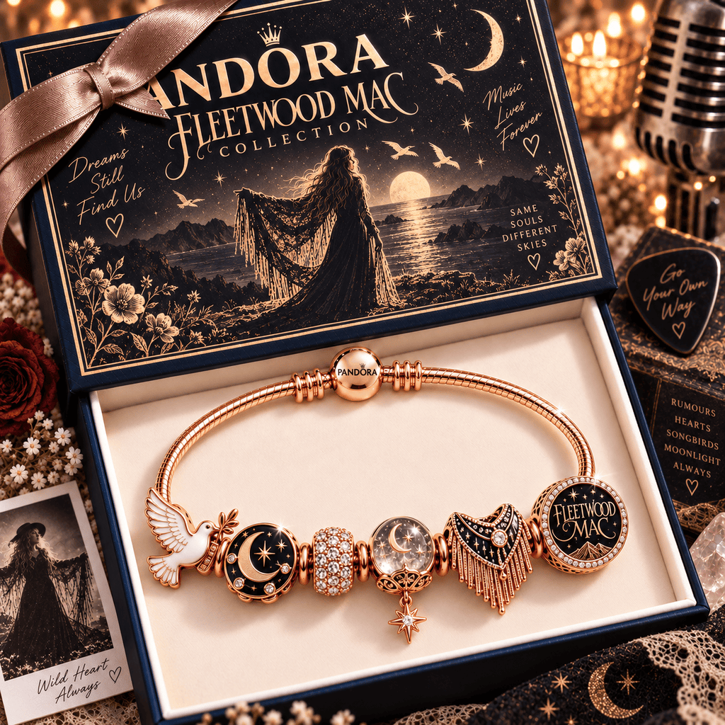 FLM Silver Charm Bracelet Set PNPA