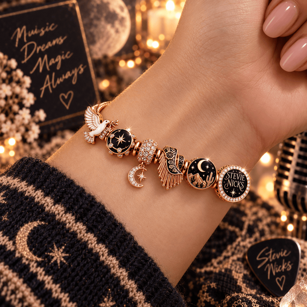 STNK Silver Charm Bracelet Set PNPA