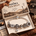 ZBR Silver Charm Bracelet Set PNPA