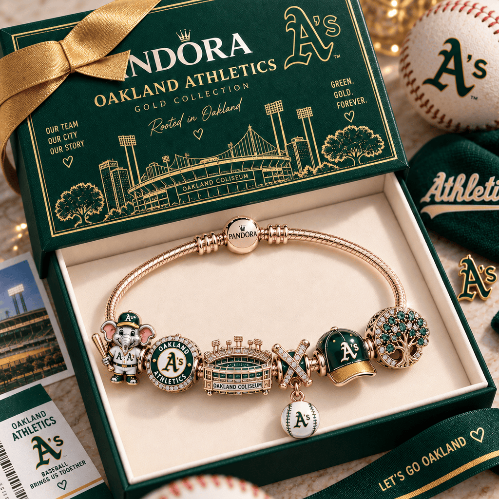 OLA Gold Charm Bracelet Set PNPA