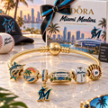 MMA Gold Charm Bracelet Set NHVH