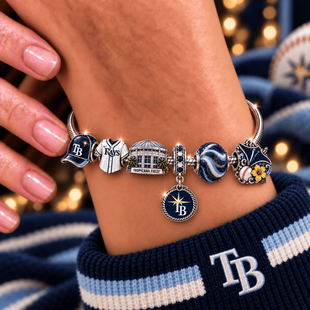 TPBR Silver Charm Bracelet Set NHVH