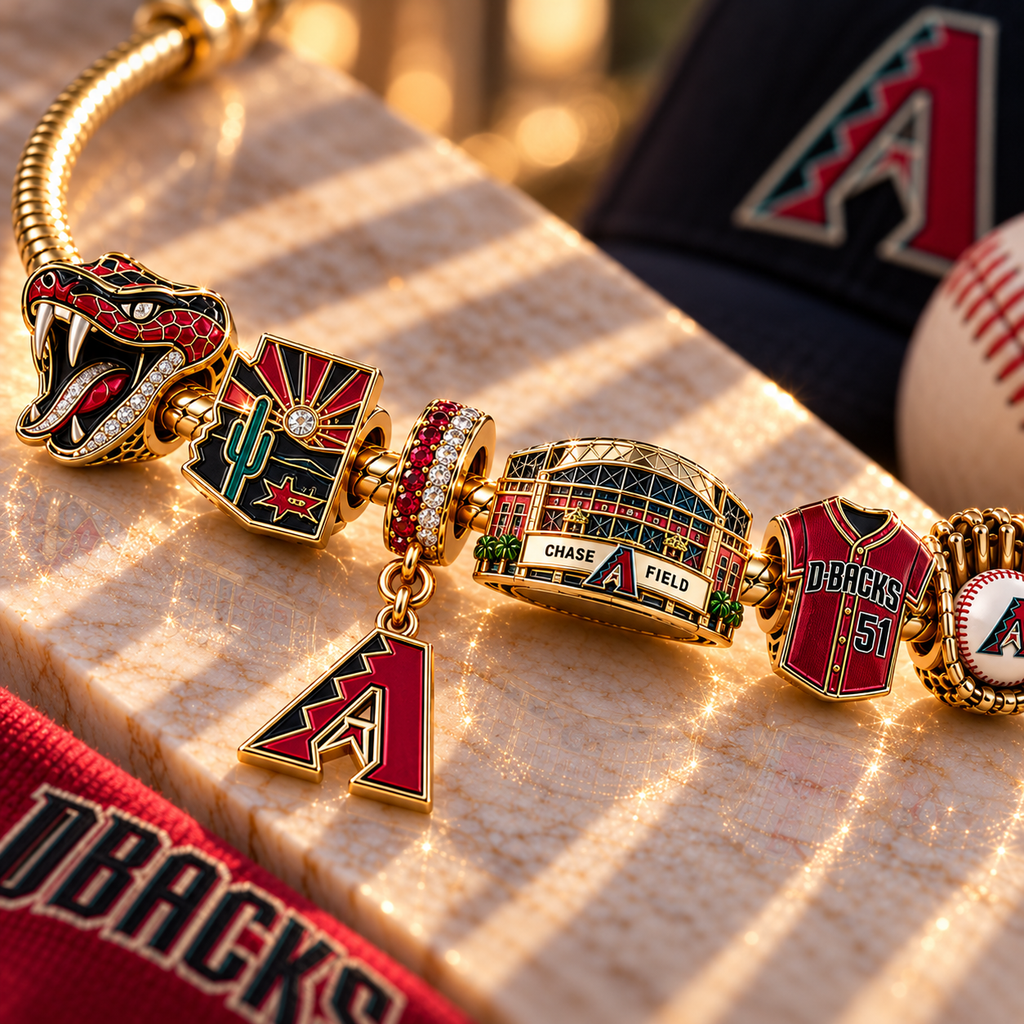 AZDB Gold Charm Bracelet Set NHVH