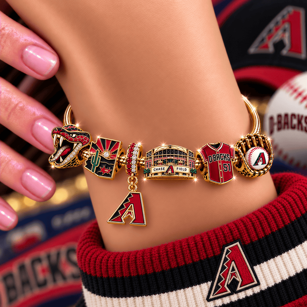 AZDB Gold Charm Bracelet Set NHVH