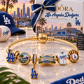 LAD Gold Charm Bracelet Set NHVH