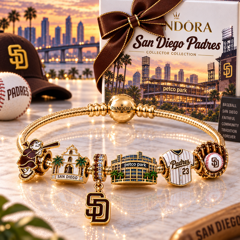 SDP Gold Charm Bracelet Set NHVH