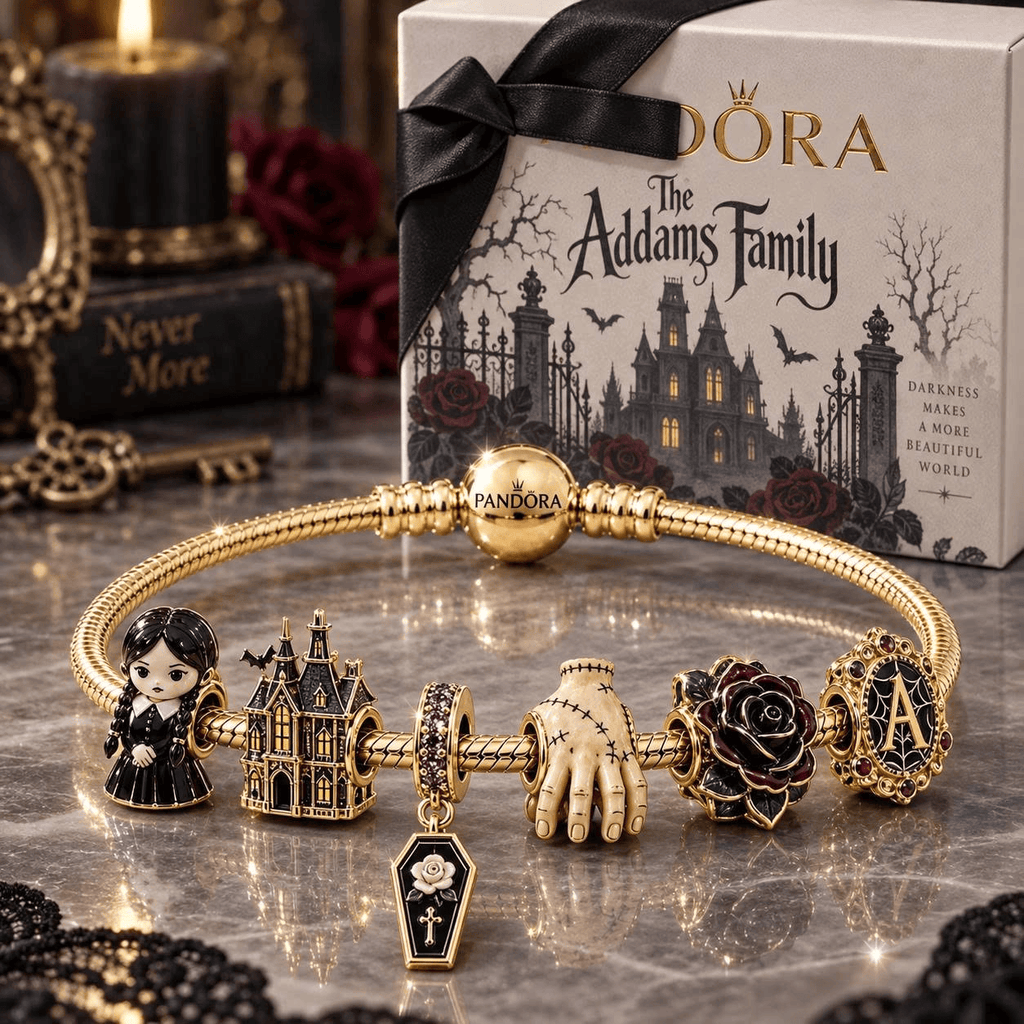 TAF Gold Charm Bracelet Set VTH