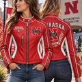 Premium NCH Cropped Leather Zipper Jacket PVNA