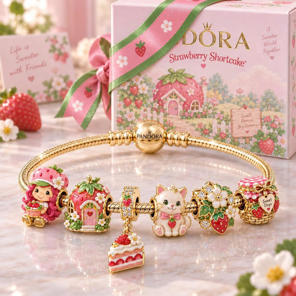 STB Gold Charm Bracelet Set VTH