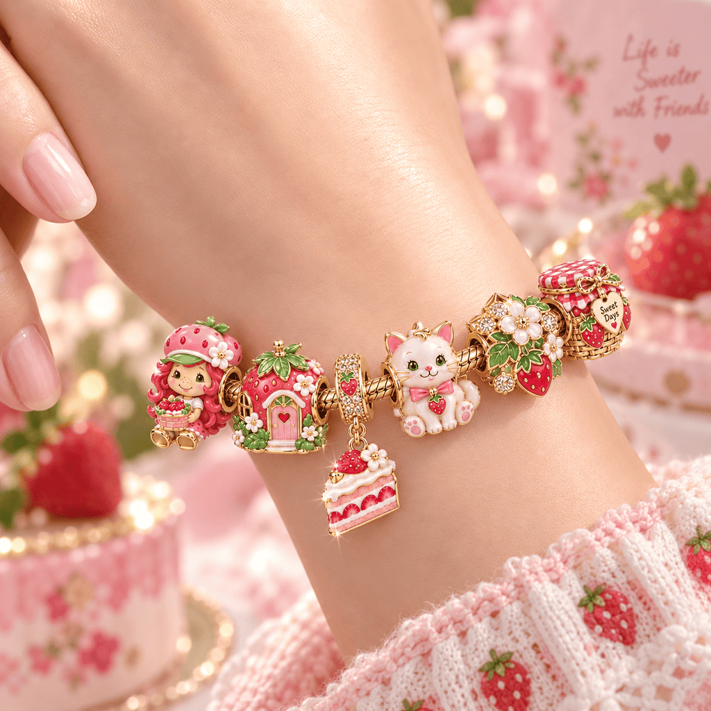 STB Gold Charm Bracelet Set VTH