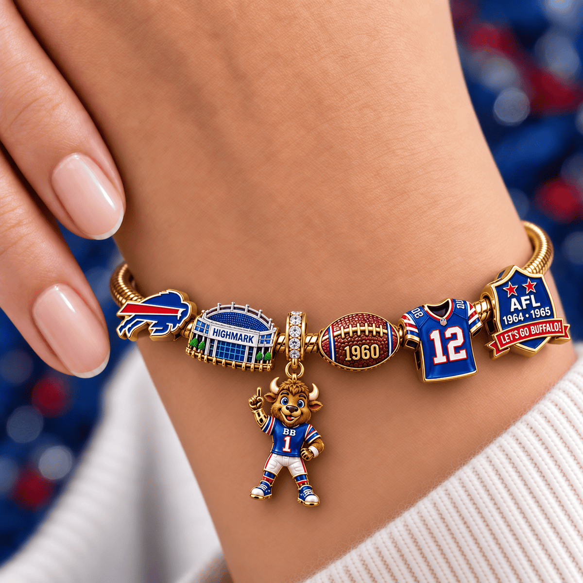 BFBL Silver Charm Bracelet Set NTVA