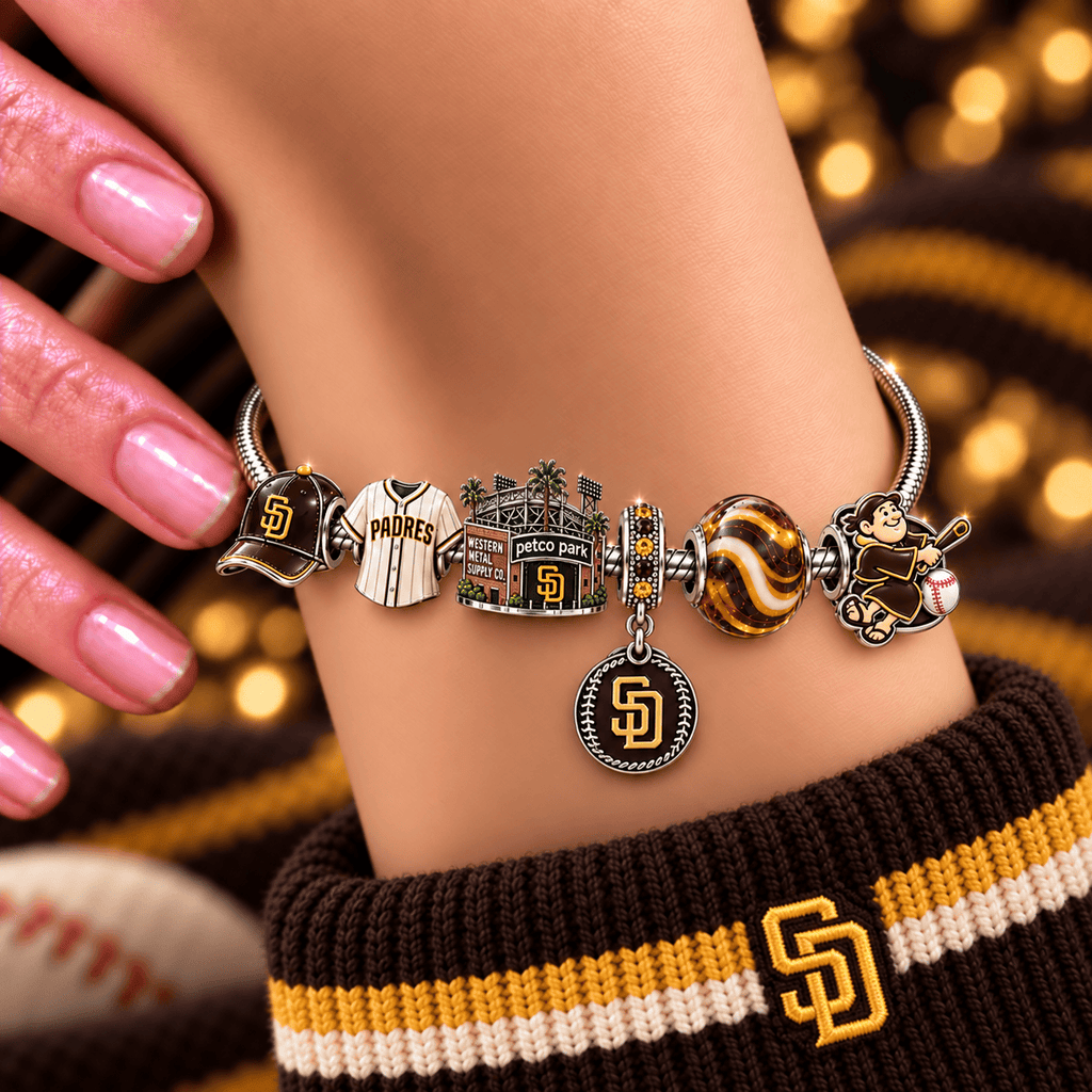 SDP Silver Charm Bracelet Set NHVH